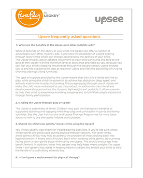 Upsee FAQ's
