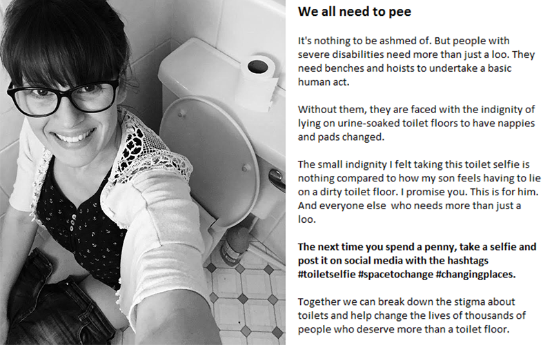 Why I Took a Photo of Myself Sitting on the Loo… and Posted it on the Internet!