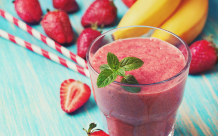 Recipe For Weight Gain: Strawberry Banana Smoothie