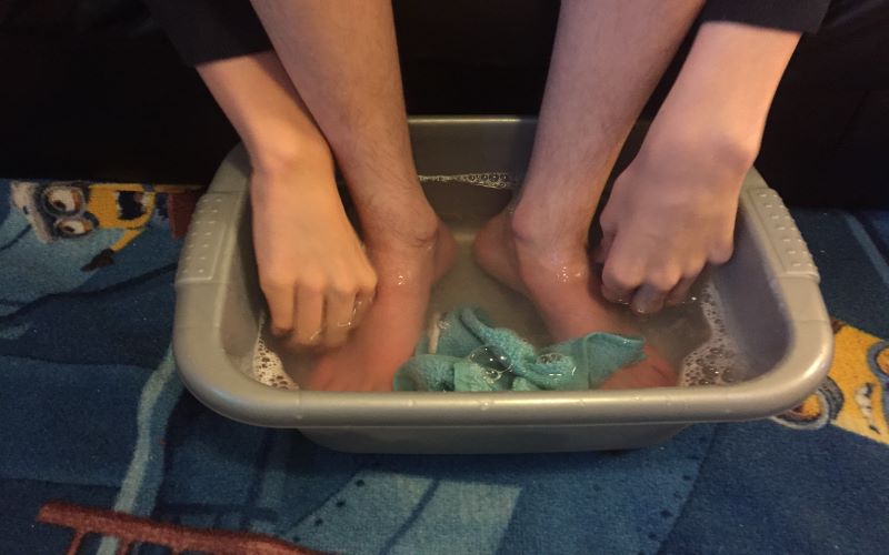 Washing My Autistic Sons’ Feet