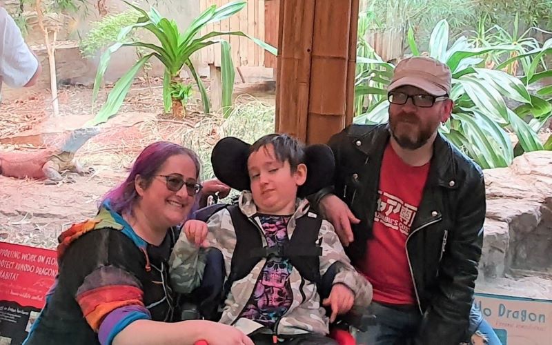 family with a wheelchair user